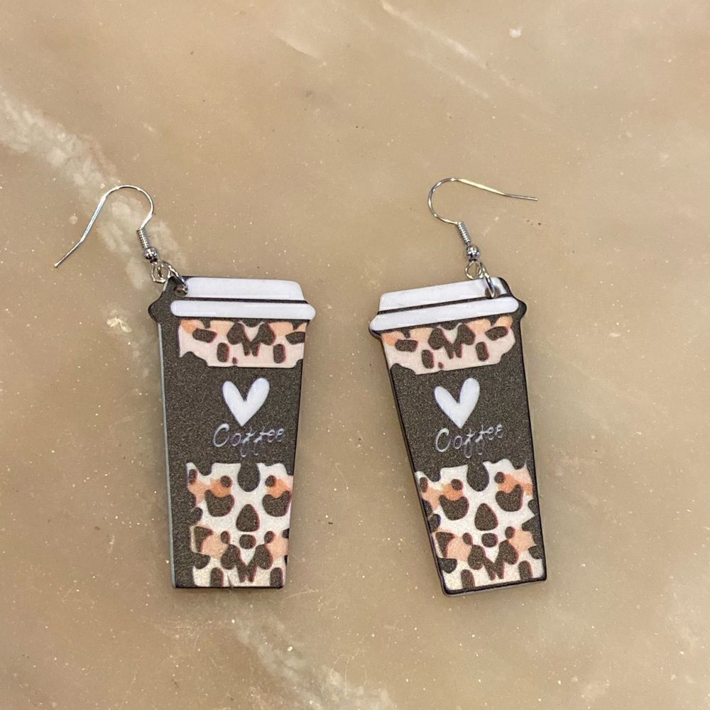 Coffee Lovers Dream Drop Earrings